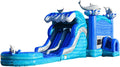 Inflatable Bounce House Water Slide with Pool Q566
