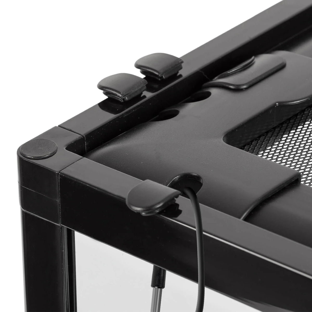 90 Gallon Glass Front Opening Terrarium Tank with Screen Ventilation Z54512