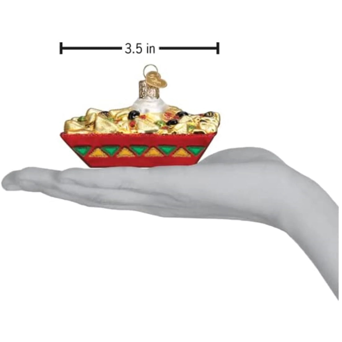 Glass Blown Tree Ornament B612