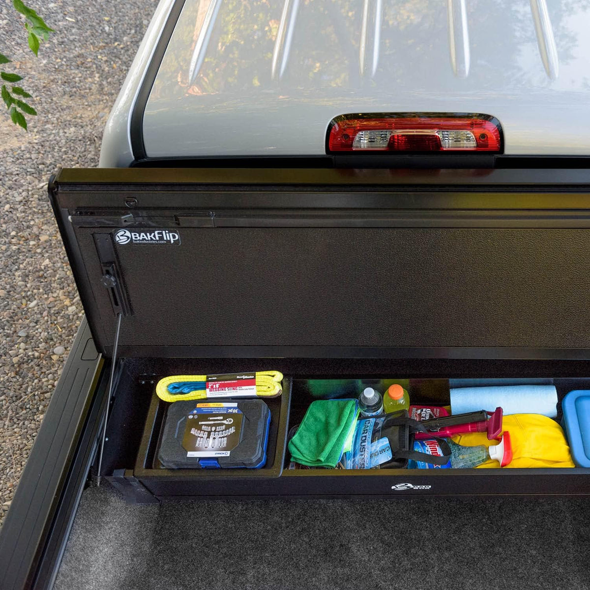 Black Fold-Away Utility Box C63063