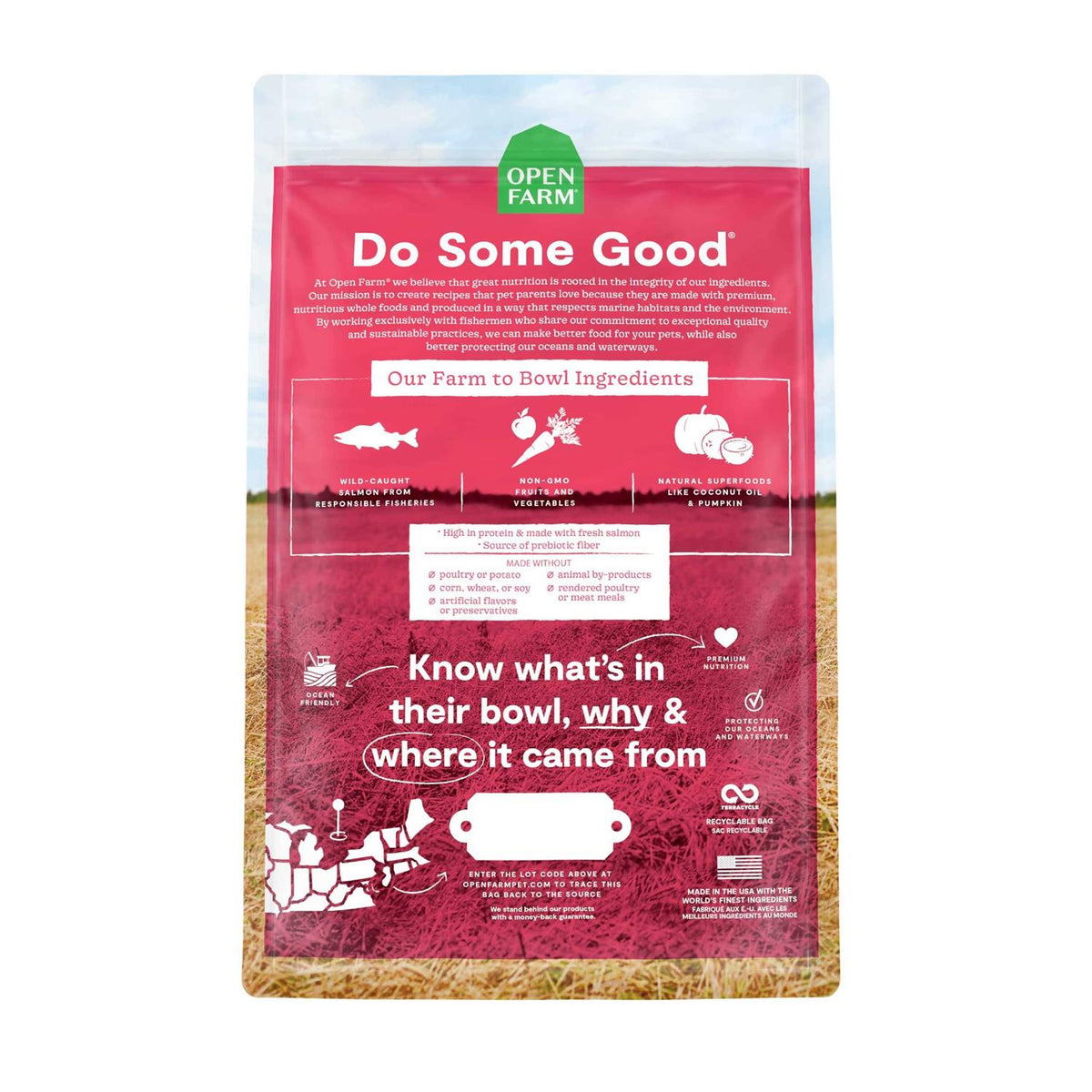 Grain-Free Wild-Caught Salmon Dry Dog Food K3717