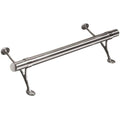 Satin Brushed Solid Stainless Steel Bar Foot Rail Kit J939692