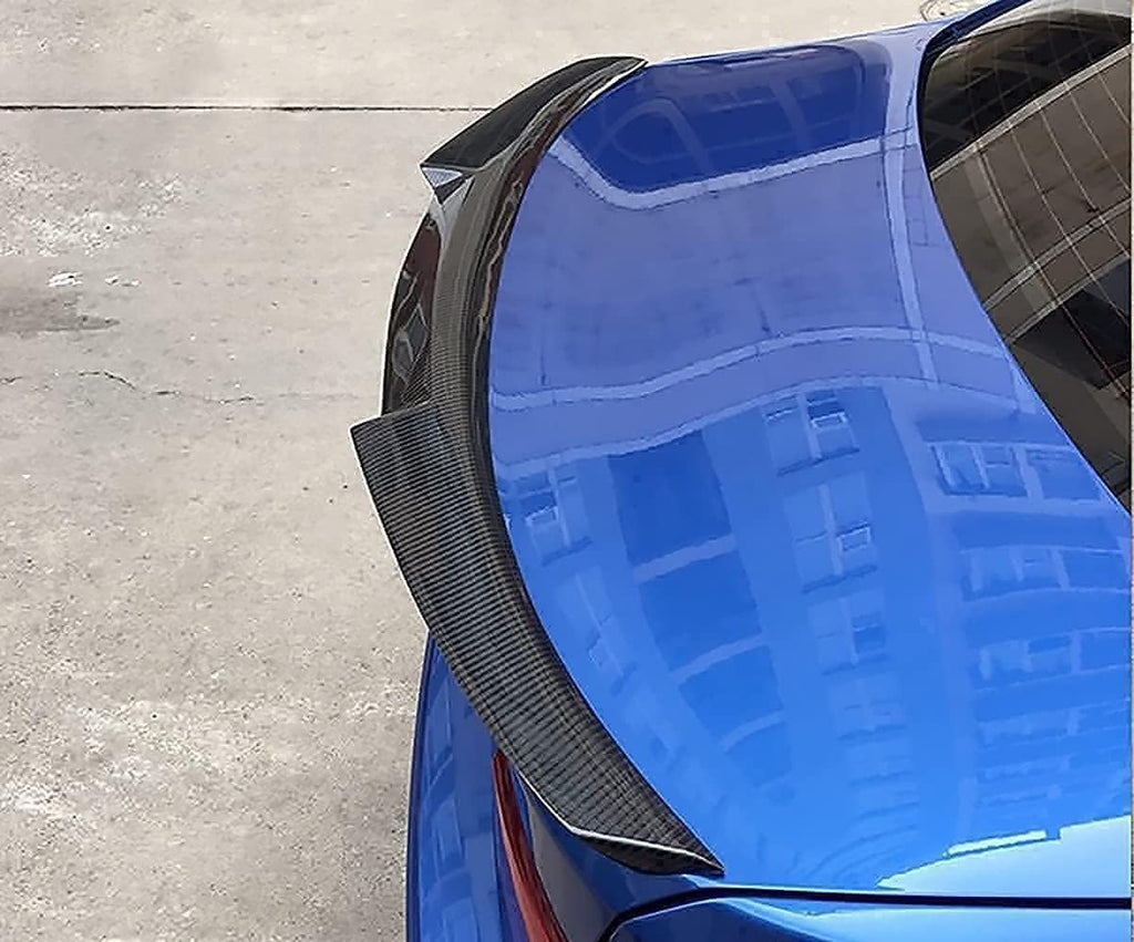 Rear Spoilers Wings Carbon Fiber Style (Black) P8186