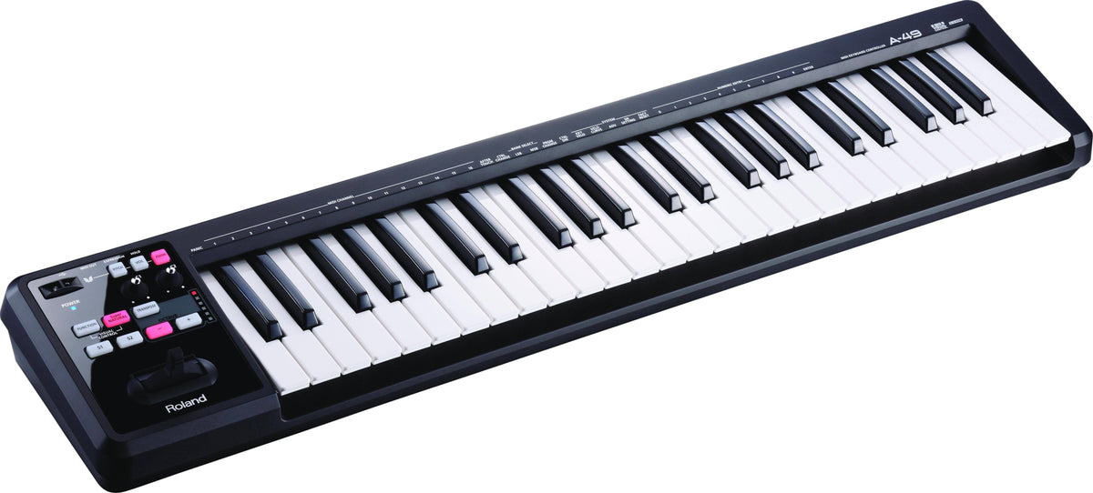 49 Key Black MIDI Keyboard Controller G571