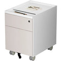 Pink 2-Drawer Metal Filing Cabinet with Wheels I155591