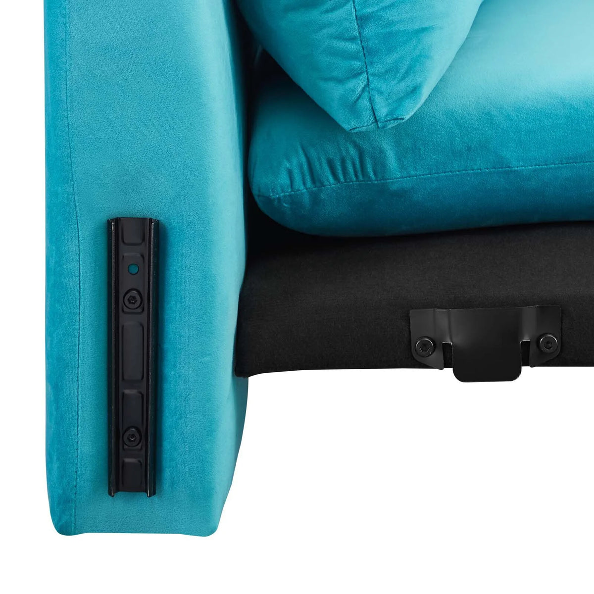 Blue Performance Velvet Sofa A890352