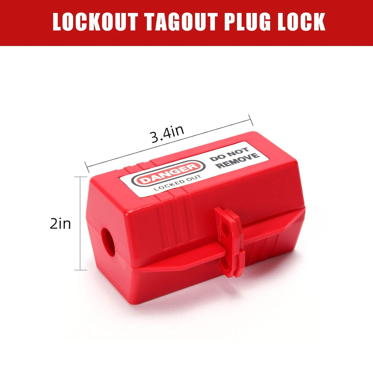 Lockout Tagout Plug Lock 4 Pack P4942
