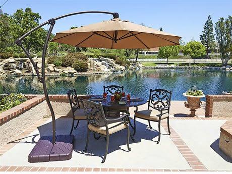 Antique Beige Cantilever Umbrella D553056