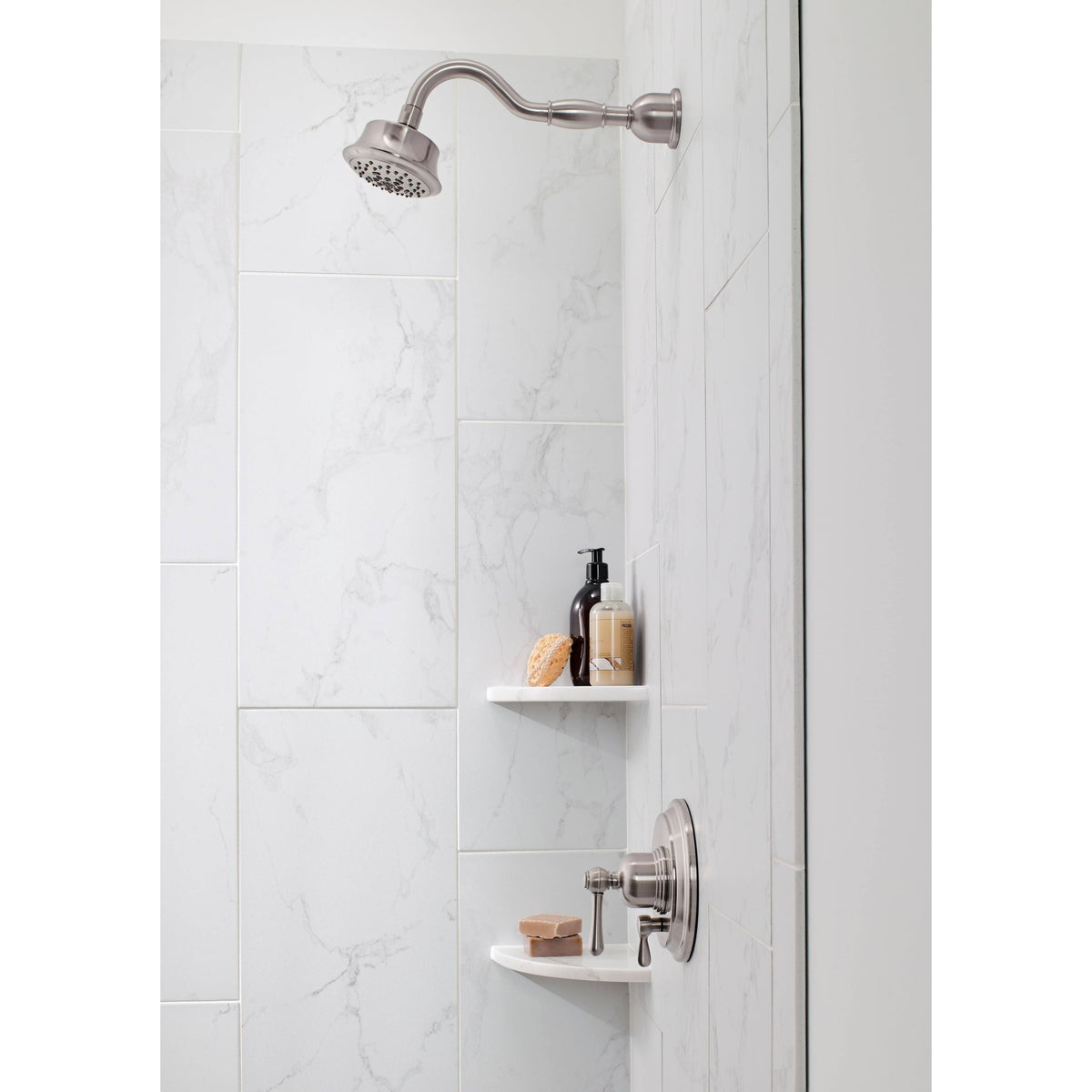 Brushed Nickel Tub Shower Trim Kit H644