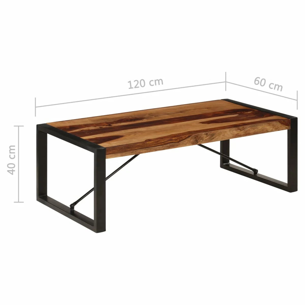 Solid Sheesham Wood Coffee Table A683810