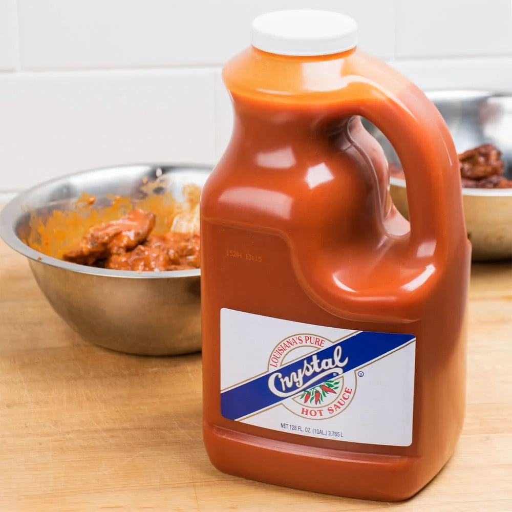 Crystal Hot Sauce 1 Gallon Plastic Bottles S484728