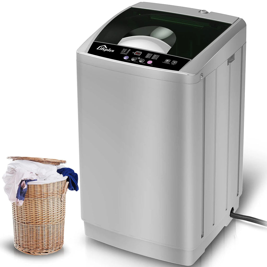 Portable Full-Automatic 1.8 Cu. ft. Top Load Laundry Washer H7204