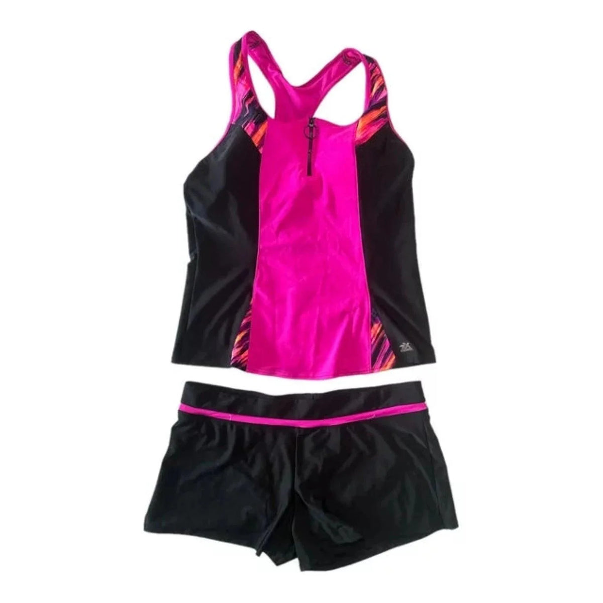 2 Piece Tankini & Shorts Swimsuit Set Y759916