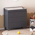 White 3 Drawer Changing Table with Removable Pad N69701