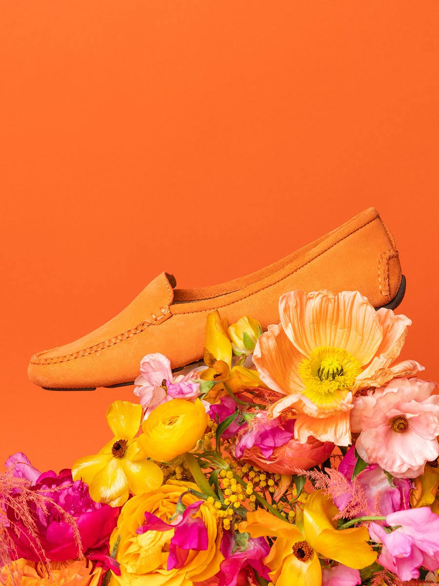 Tangerine Driving Moccasin P42321