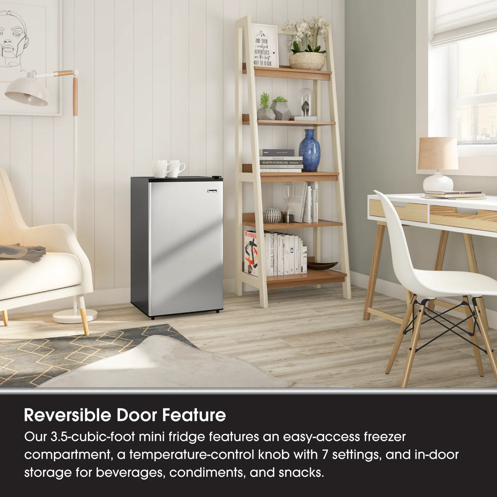 18.5 inch 3.5 Cu. ft. Compact Refrigerator Single Door B918