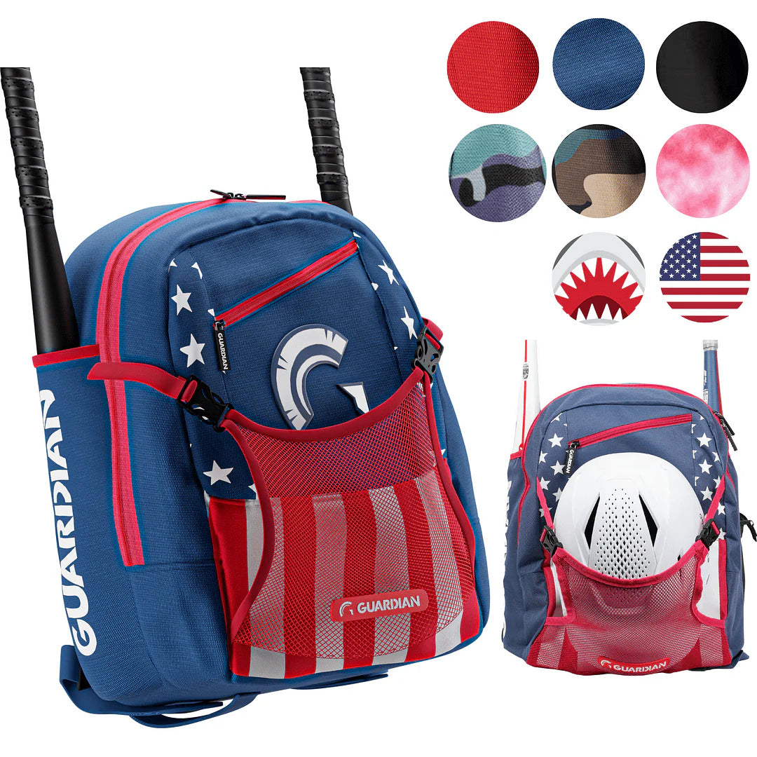 Youth Baseball Bag Holds Two Bats F4706