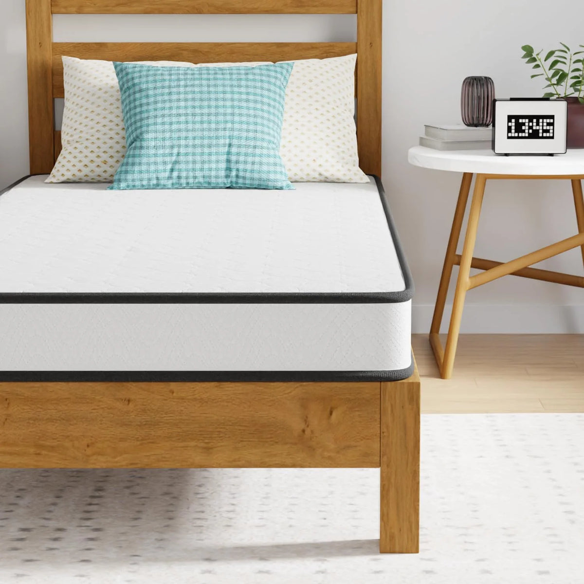 6 Inch Medium Firm Hybrid Twin Mattress Q4876
