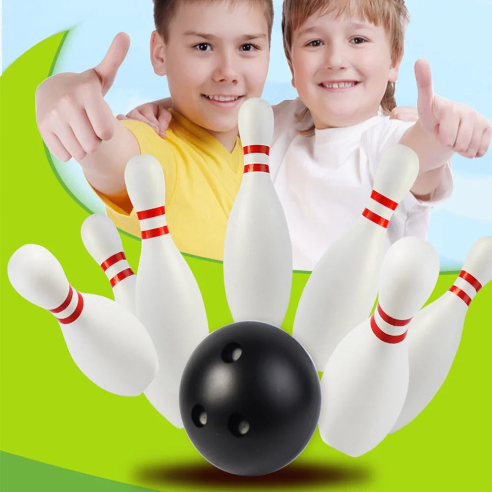 12Pcs Bowling Game Set Toddler Kids Toy U19547