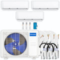 33,000 BTU 3 Zone Ductless Air Conditioner and Heat Pump K6405