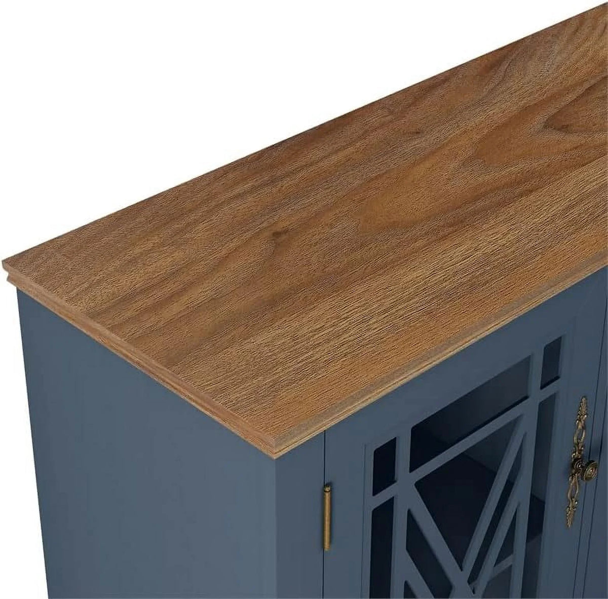 Vintage Wood Kitchen Accent Buffet Sideboard Cabinet O237