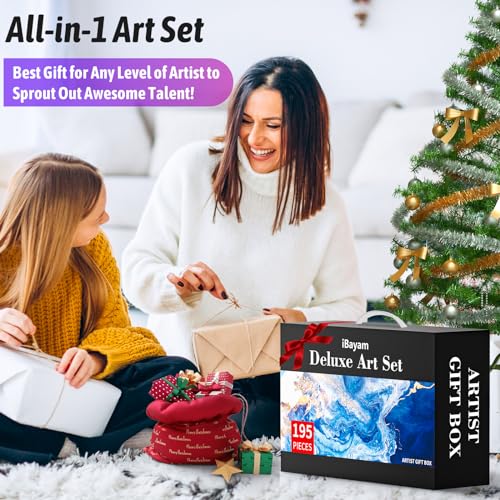 195 Pack Art Set Drawing Kit R31920