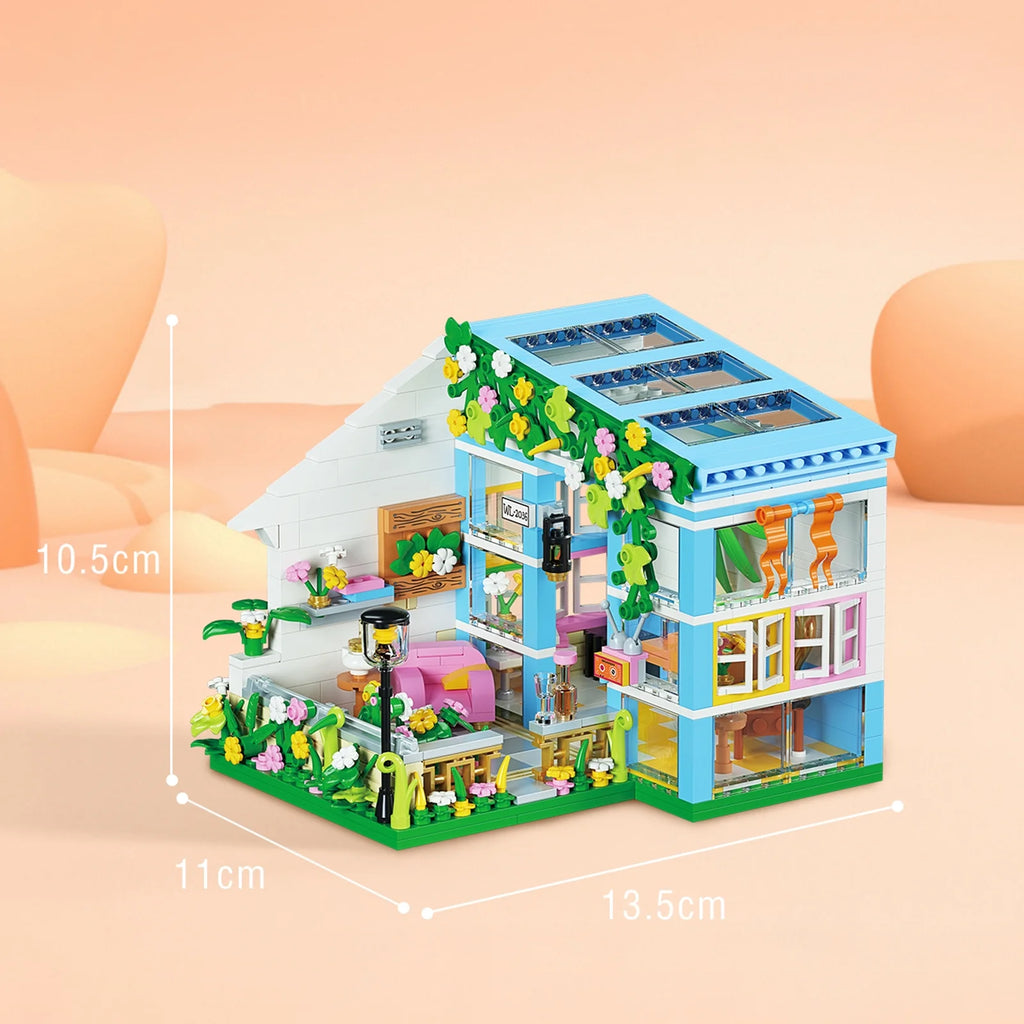 Wooden DIY Miniature Dollhouse Kit B6998