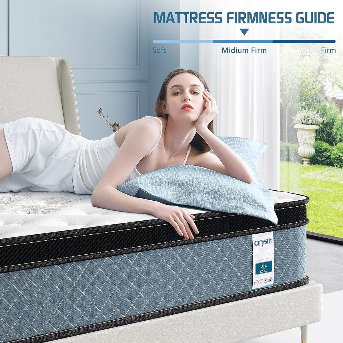 Queen Size Memory Foam Innerspring Hybrid Mattress G74800