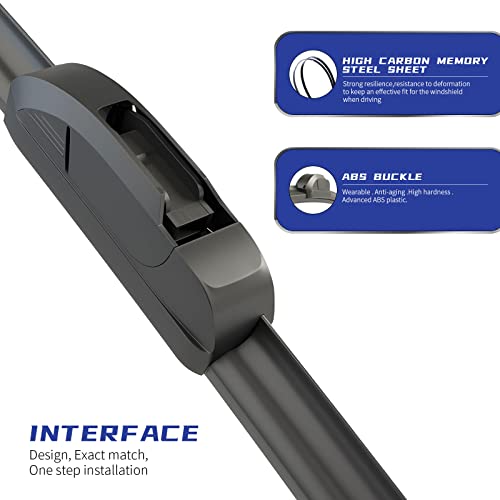 26" 16" Windshield Wiper Blades Set of 2 V23839