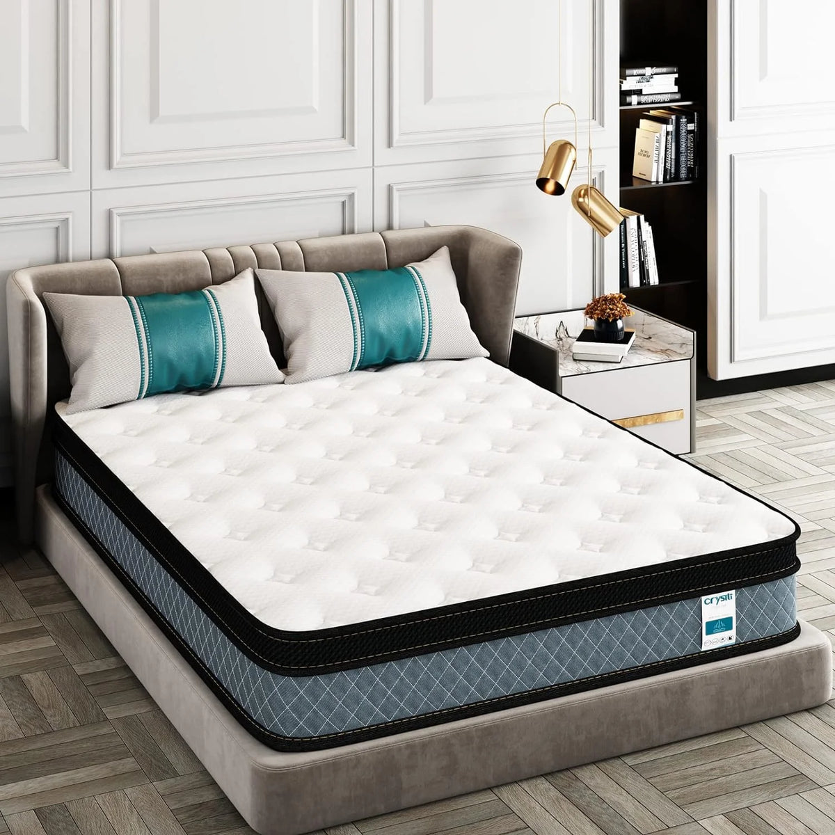Queen Size Memory Foam Innerspring Hybrid Mattress G74800