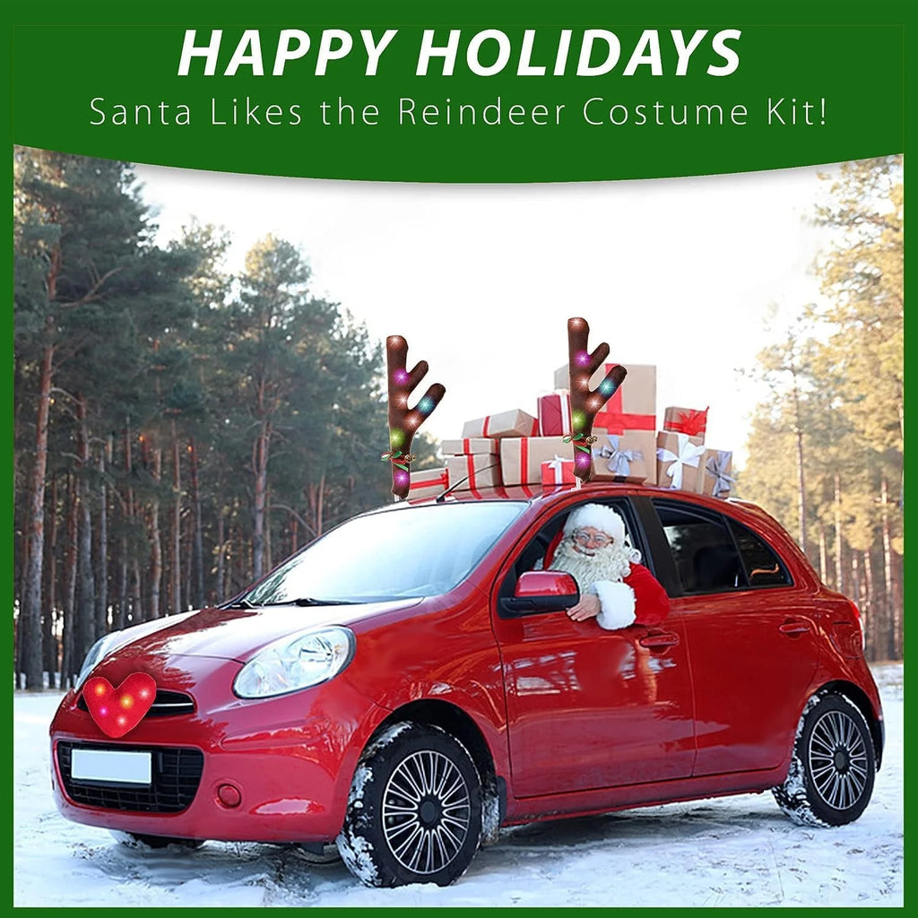 Car Reindeer Kit with LED Lights E8237