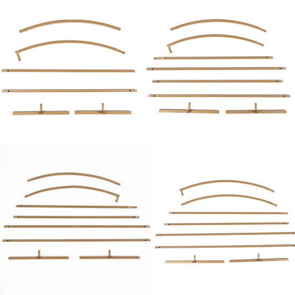 Gold Metal Half Moon Arch Backdrop Stand Set Of 4 G702