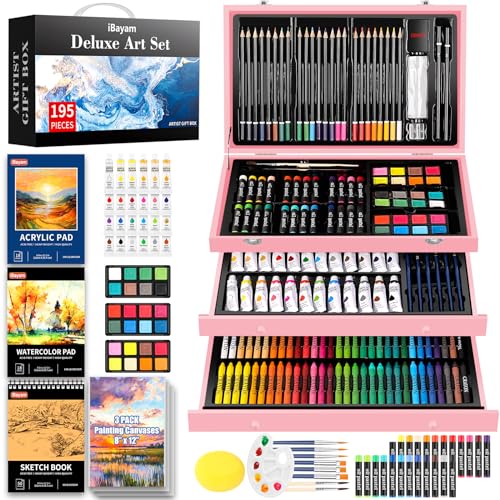 195 Pack Art Set Drawing Kit R31920