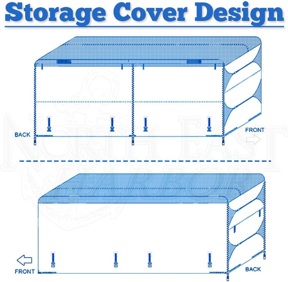 Gray RV Cover for 22'-24' Travel Trailer Camper Q881