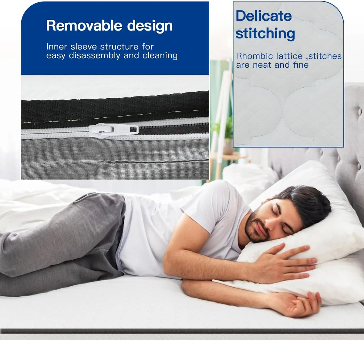 6 Inch Medium Firm Hybrid Twin Mattress Q4876