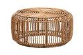 Natural Brown Antique Rattan Coffee Table B41086