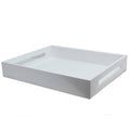 White Lacquered Serving Tray Q223
