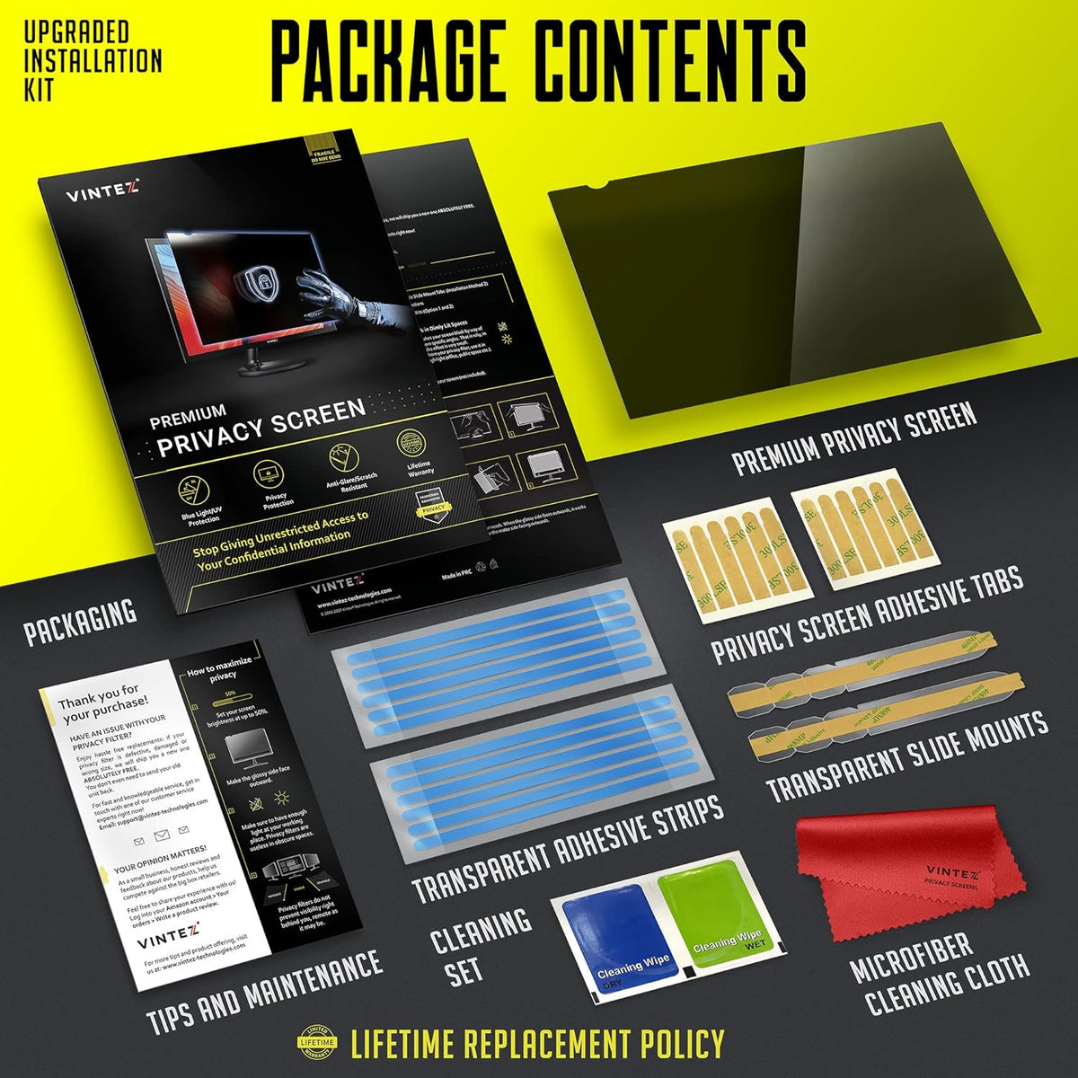 Computer Privacy Screen Filter for Widescreen Monitor M392