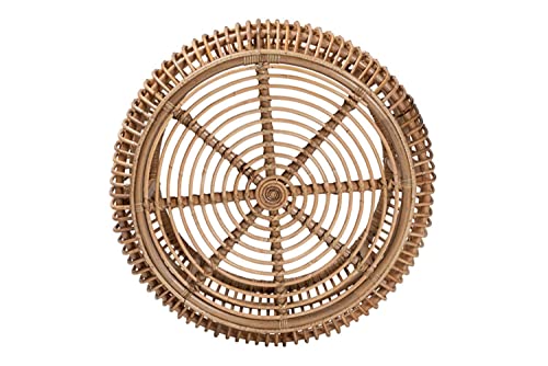 Natural Brown Antique Rattan Coffee Table B41086