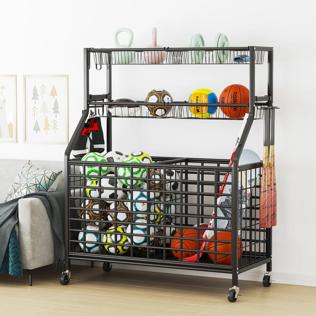 Black Rolling Storage Cart G268