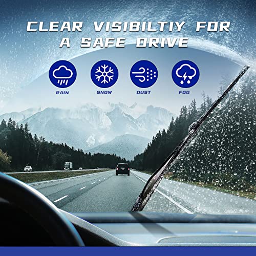26" 16" Windshield Wiper Blades Set of 2 V23839