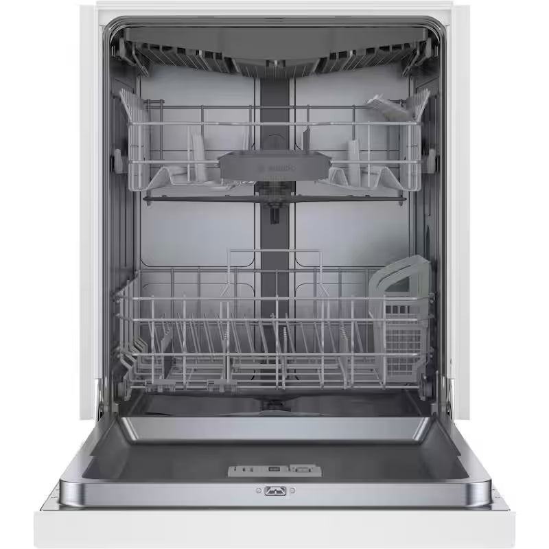 White 24 in. Dishwasher with Stainless Steel Tub and 3rd Rack X86440