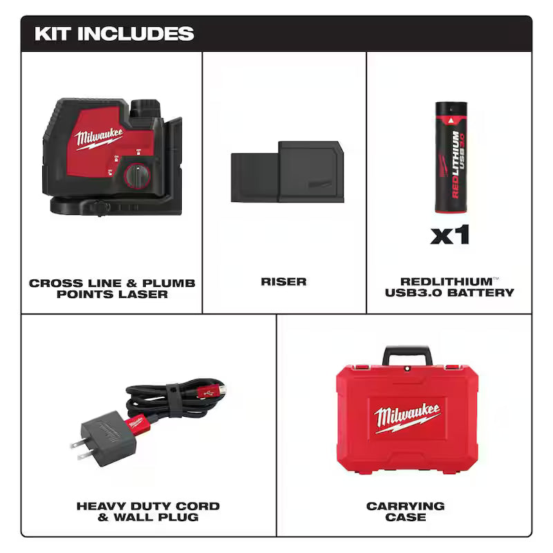 Green 100 ft. Rechargeable Laser Level with Lithium-Ion USB Battery O151
