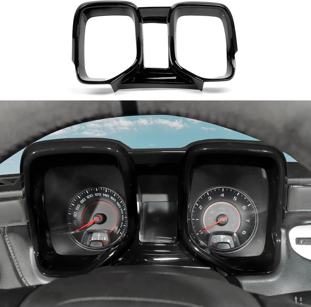 Red Dashboard Cover Panel Trim Decoration Pack of 2 S306