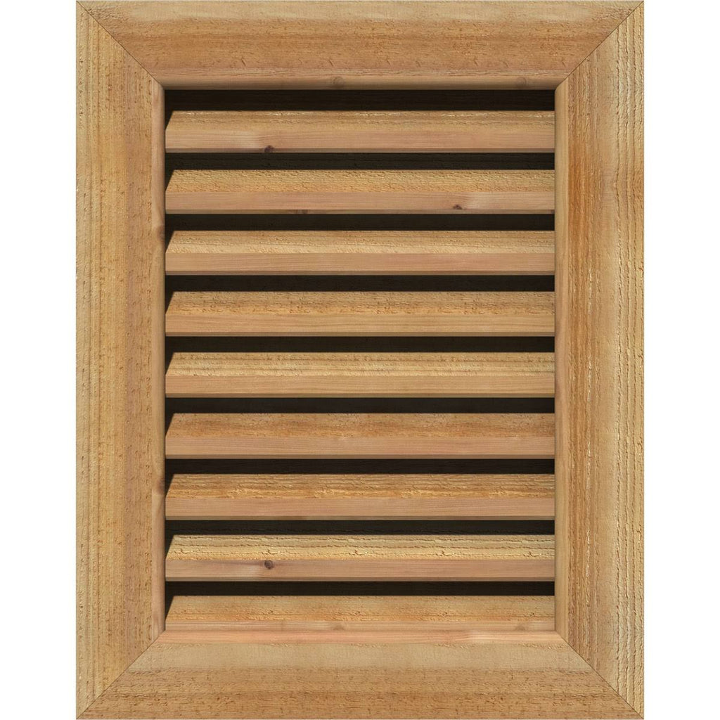 Unfinished Vertical Gable Vent A37789