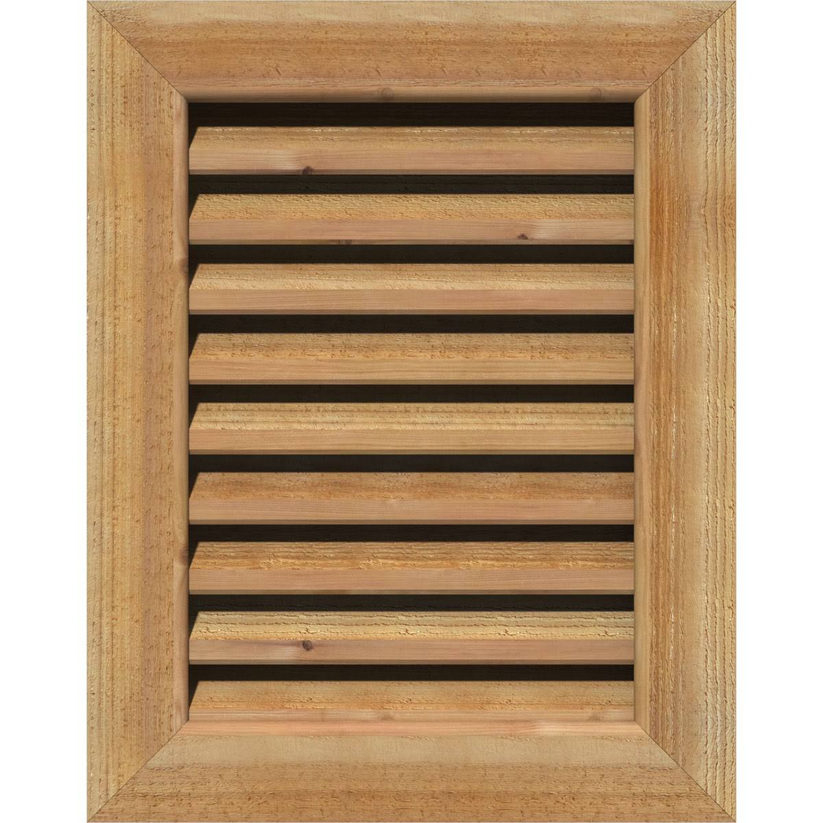 Unfinished Vertical Gable Vent A37789
