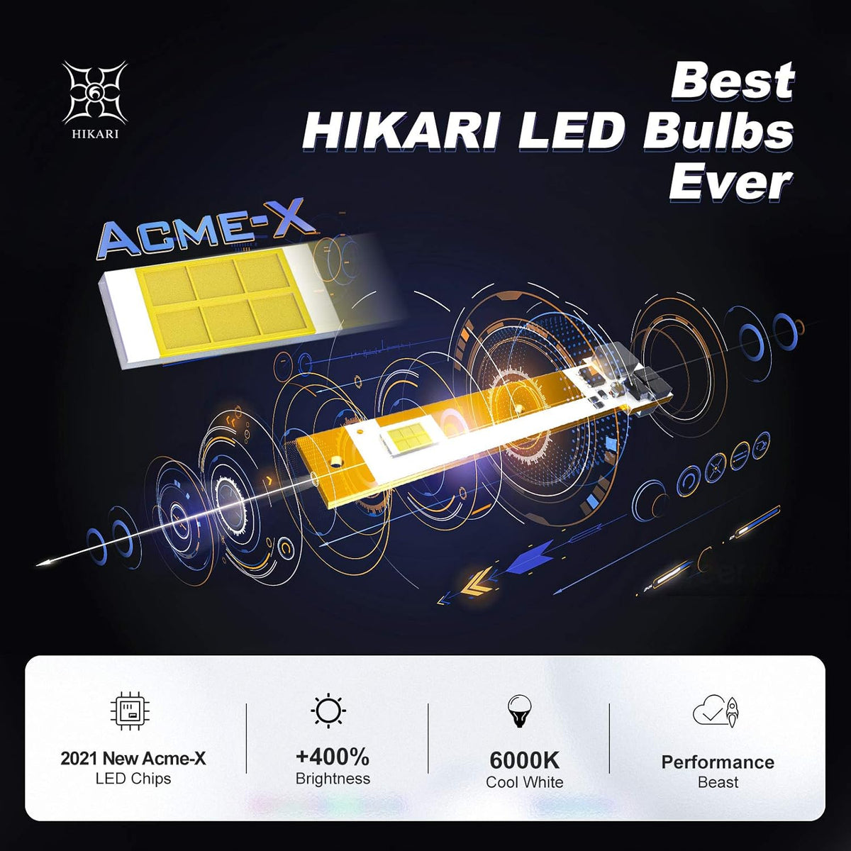 6000K White Wireless LED Bulbs D958