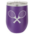 12 oz Insulated Stainless Steel Wine Tumbler With Lid K366