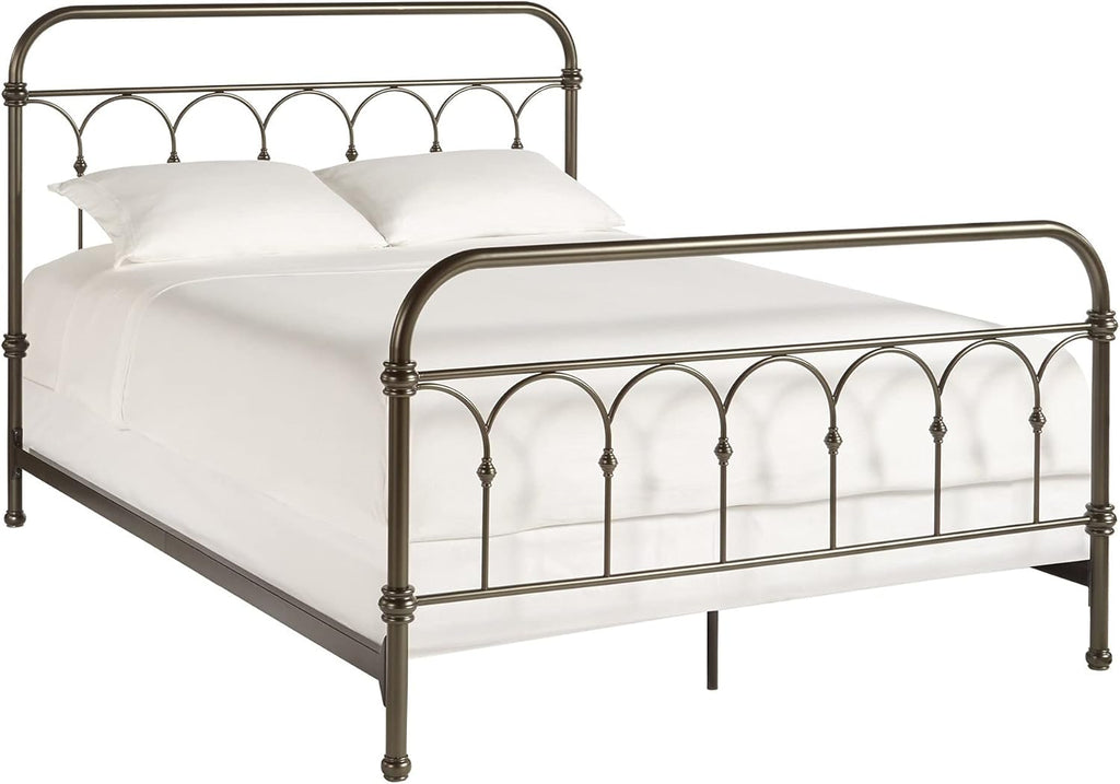 Bronze Finish Full Metal Bed D889