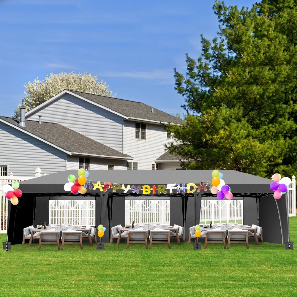 10'x20' Pop Up Canopy Tent with Carry Bag A1294